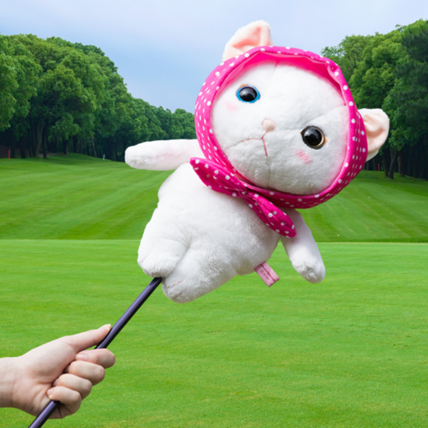猫のぬいぐるみ マスコット ピンク ピンクずきん｜猫グッズ・猫雑貨のchoo choo本舗